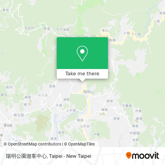 陽明公園遊客中心 map