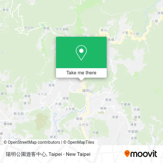 陽明公園遊客中心地圖