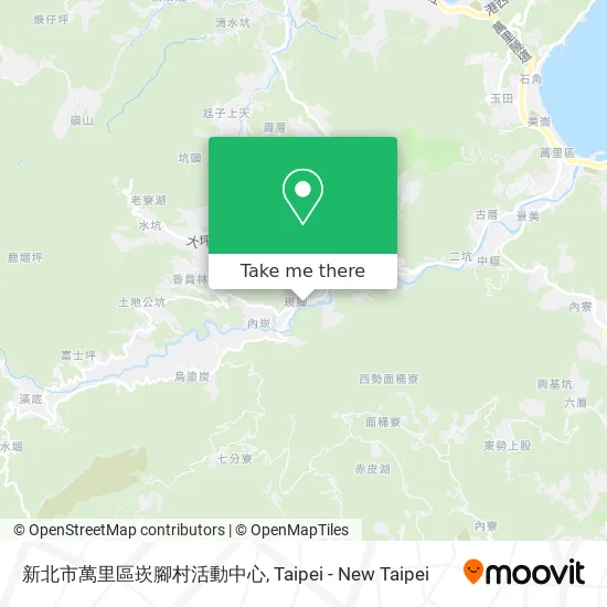 新北市萬里區崁腳村活動中心 map