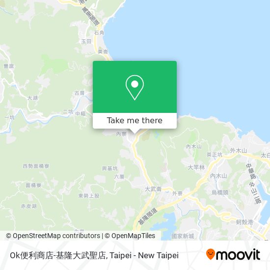 Ok便利商店-基隆大武聖店 map