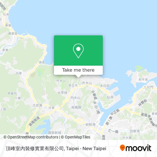 頂峰室內裝修實業有限公司地圖