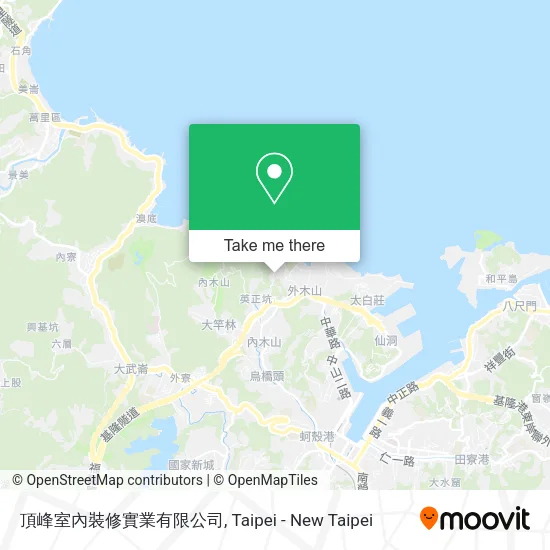 頂峰室內裝修實業有限公司地圖