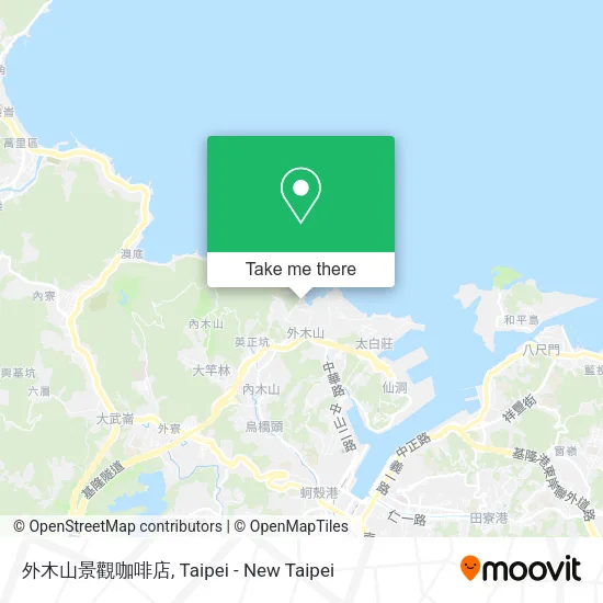 外木山景觀咖啡店地圖
