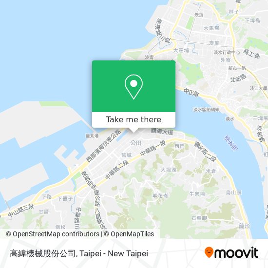 高緯機械股份公司 map