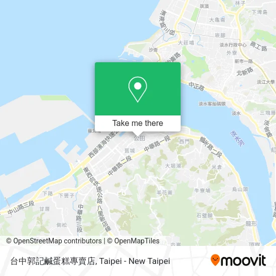 台中郭記鹹蛋糕專賣店 map