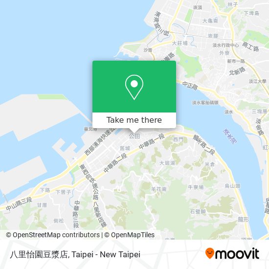 八里怡園豆漿店 map