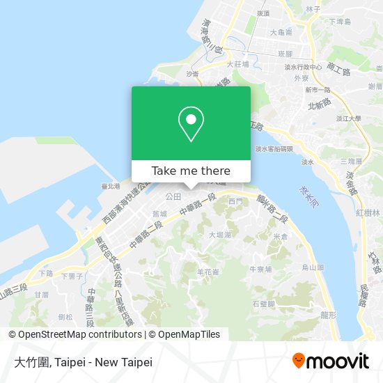大竹圍 map