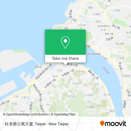 杜老爺公寓大廈地圖