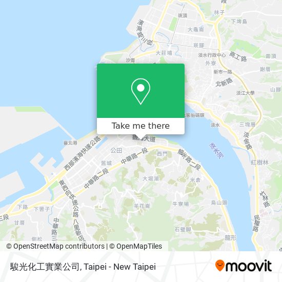 駿光化工實業公司 map