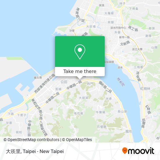 大崁里 map