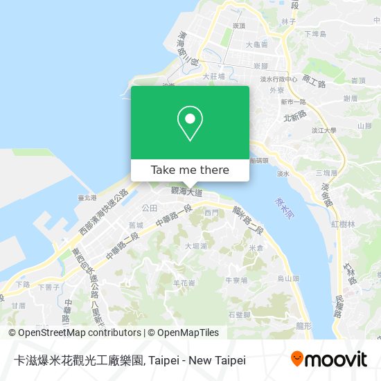 卡滋爆米花觀光工廠樂園 map