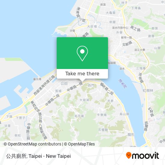 公共廁所 map