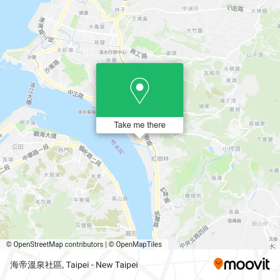 海帝溫泉社區地圖