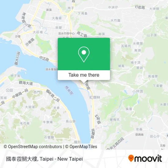 國泰霞關大樓地圖