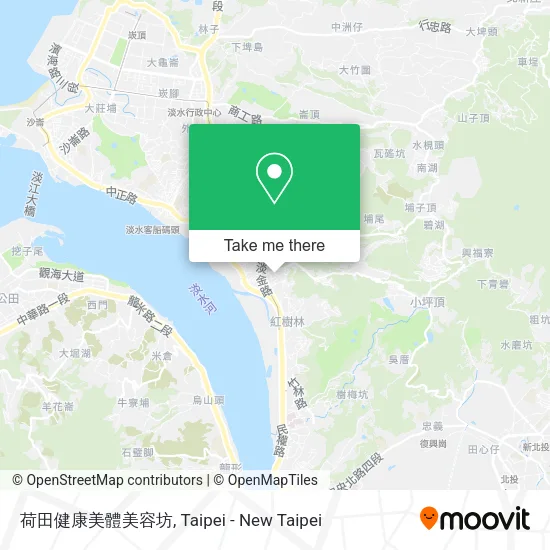 荷田健康美體美容坊地圖