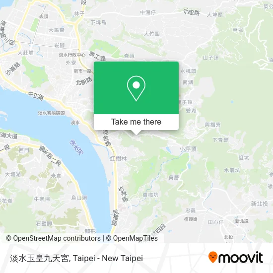 淡水玉皇九天宮 map