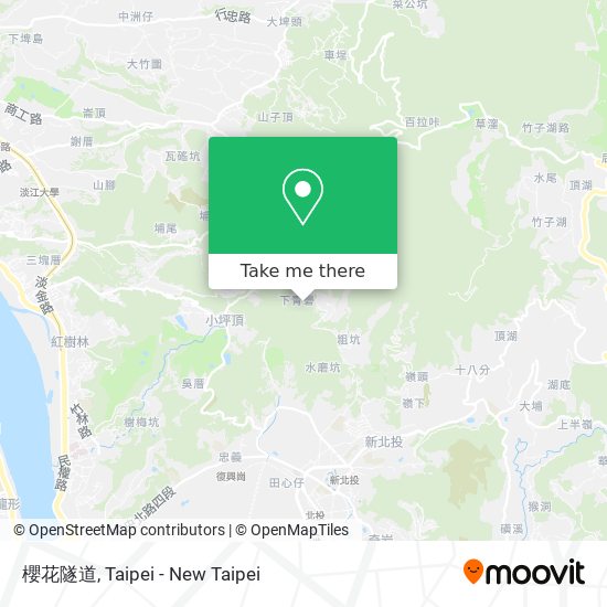 櫻花隧道 map