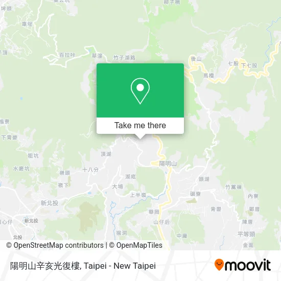 陽明山辛亥光復樓 map