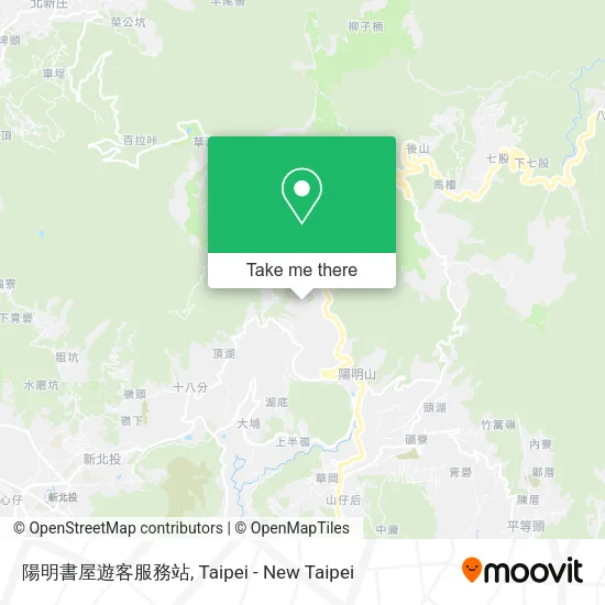 陽明書屋遊客服務站地圖