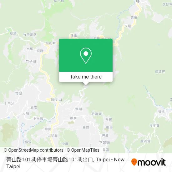 菁山路101巷停車場菁山路101巷出口 map