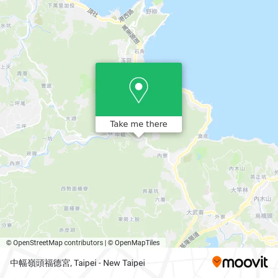 中幅嶺頭福德宮地圖
