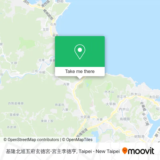 基隆北巡五府玄德宮-宮主李德亨地圖