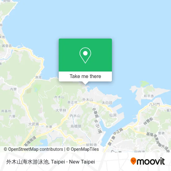 外木山海水游泳池地圖