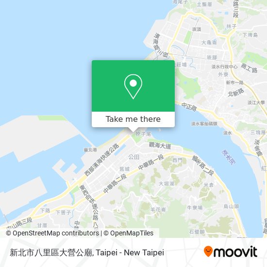 新北市八里區大營公廟 map