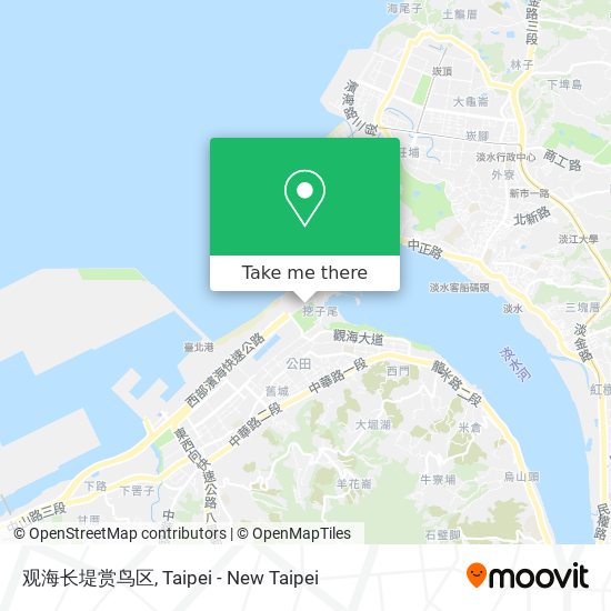 观海长堤赏鸟区 map