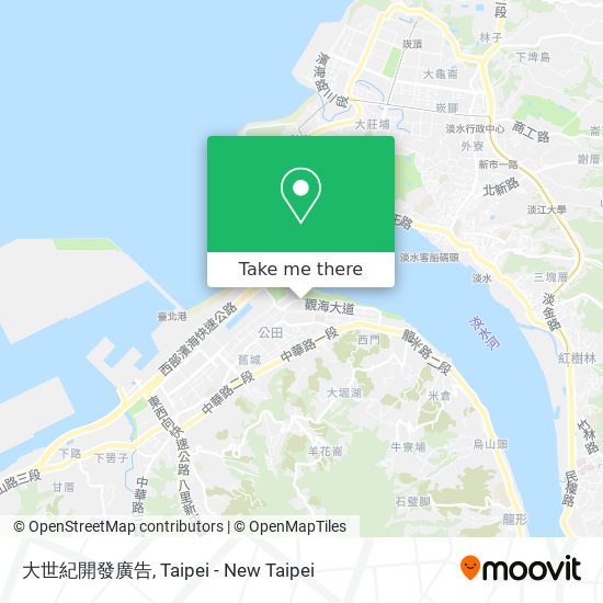 大世紀開發廣告 map