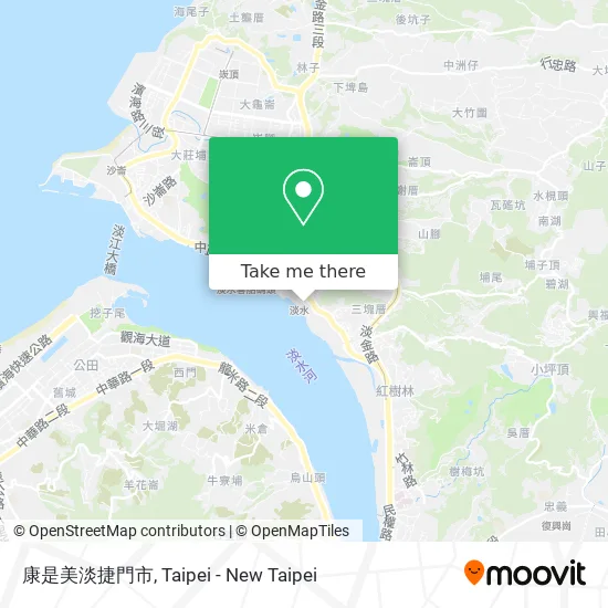 康是美淡捷門市 map
