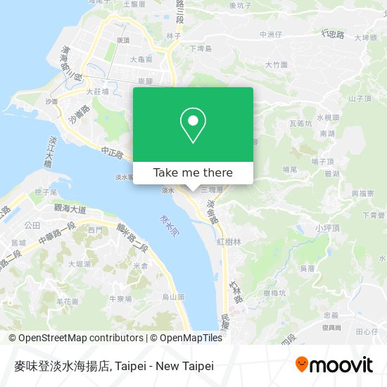 麥味登淡水海揚店 map