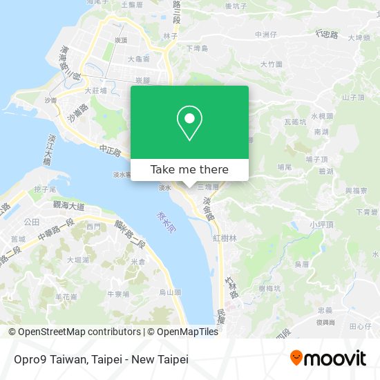Opro9 Taiwan map