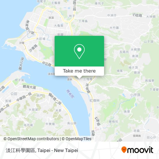 淡江科學園區 map