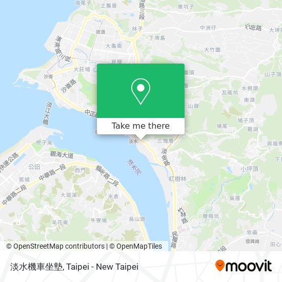 淡水機車坐墊 map