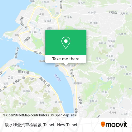 淡水聯全汽車檢驗廠 map