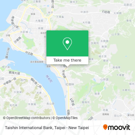 Taishin International Bank map