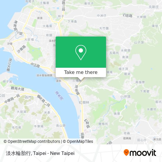 淡水輪胎行 map