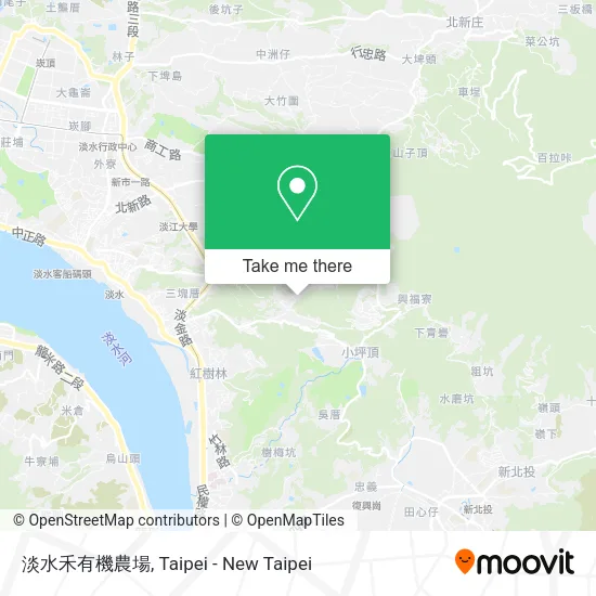 淡水禾有機農場地圖