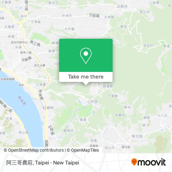 阿三哥農莊地圖