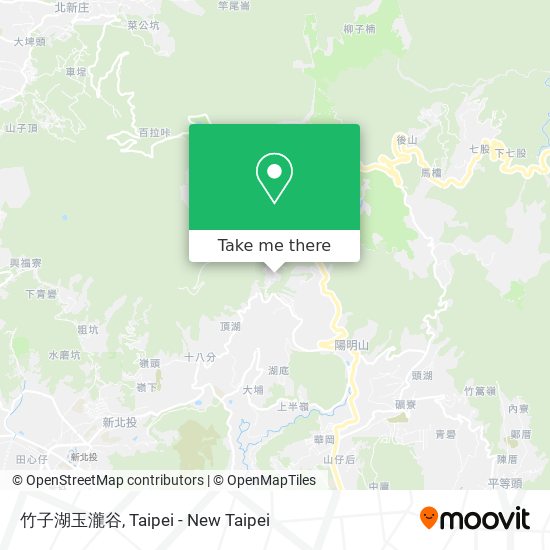 竹子湖玉瀧谷 map