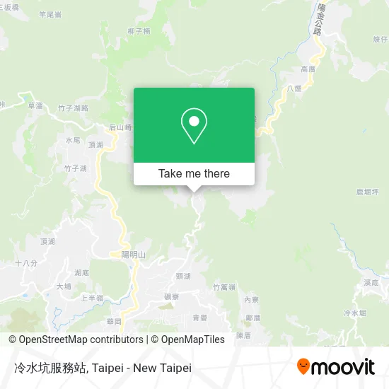 冷水坑服務站 map