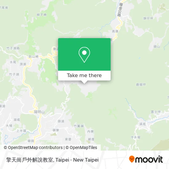 擎天崗戶外解說教室 map