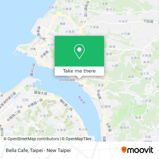 Bella Cafe map