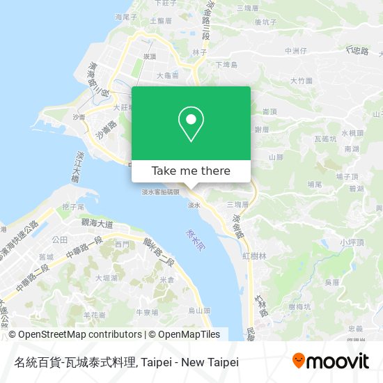名統百貨-瓦城泰式料理 map