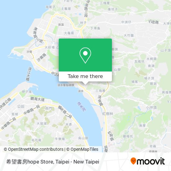 希望書房hope Store map