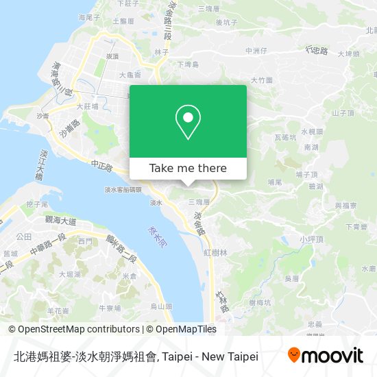 北港媽祖婆-淡水朝淨媽祖會 map