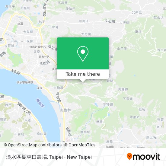 淡水區樹林口農場 map