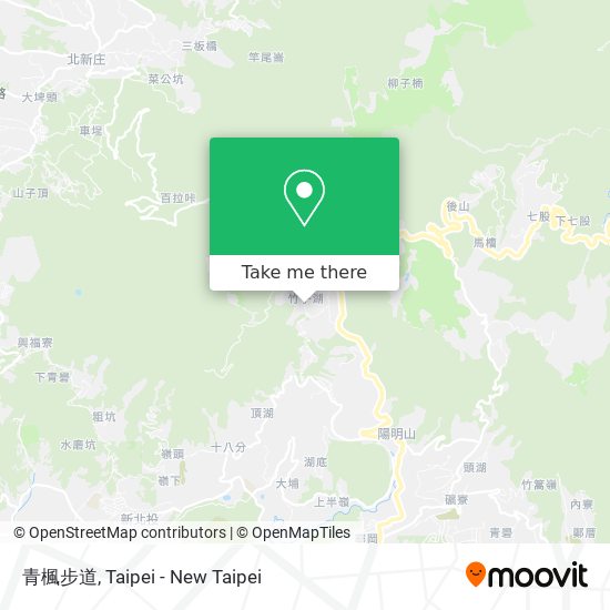 青楓步道 map