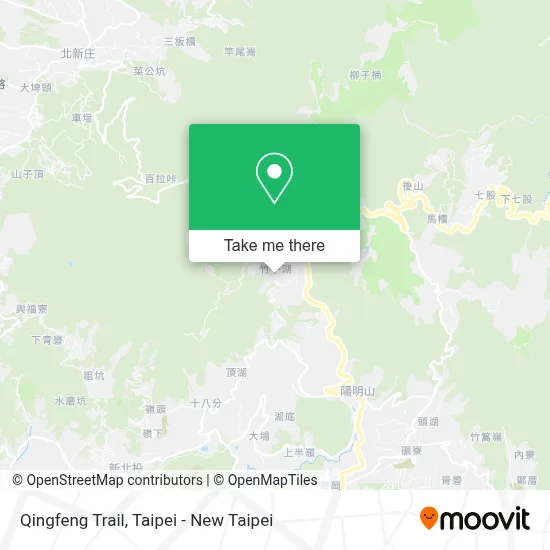 Qingfeng Trail map